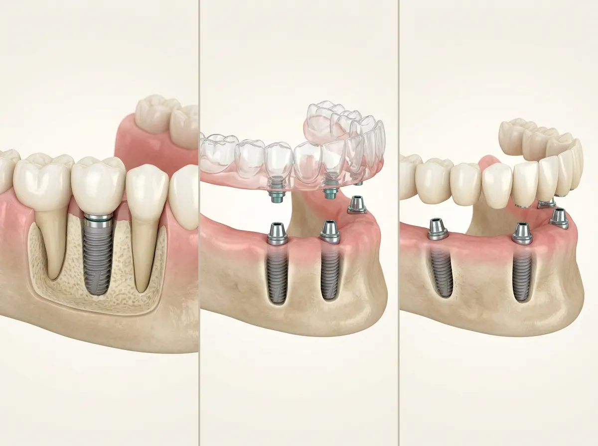 Soluzioni con impianti dentali per pazienti anziani